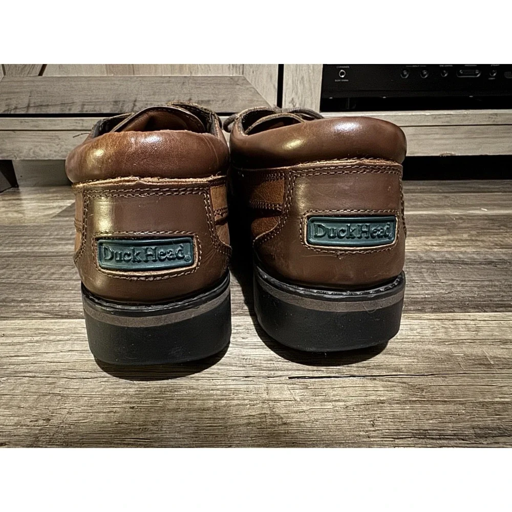 Duck Head Brown Soft Leather Dress Shoes‎ Adult Men's Size 10M